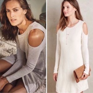 Anthropologie Sol Los Angeles Open Shoulder Dress